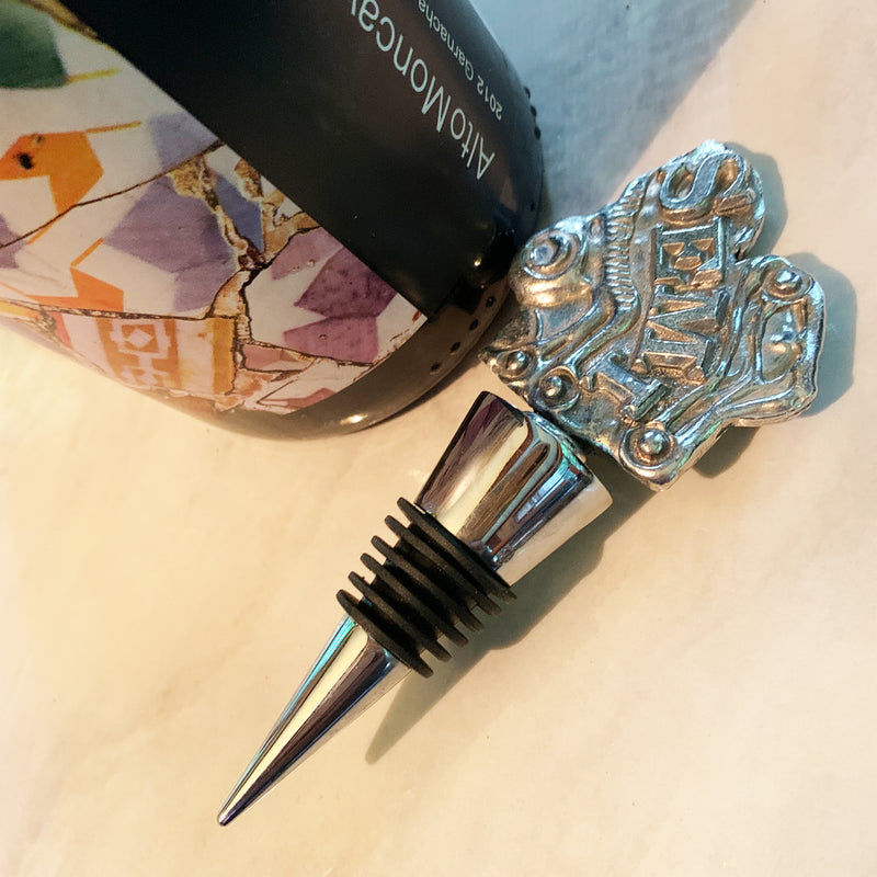 "Semi" Wine Bottle Stopper