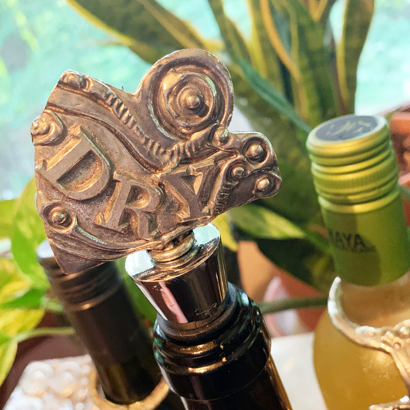"Dry" Wine Bottle Stopper
