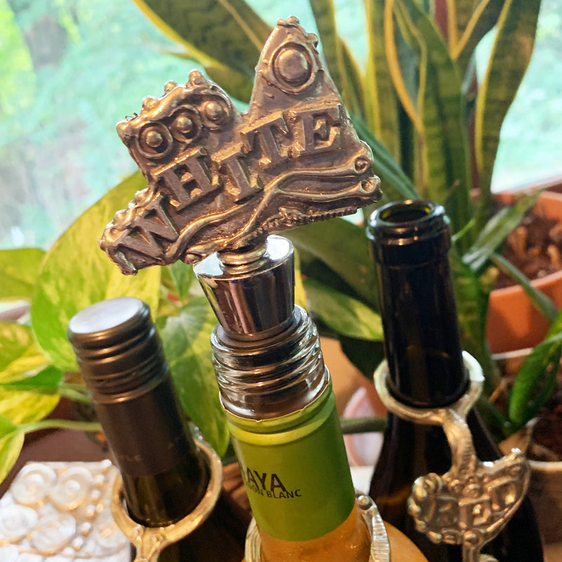 "White" Wine Bottle Stopper