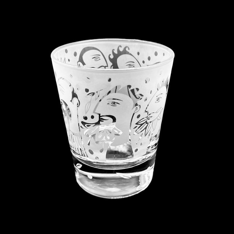 Leandra Drumm "Dad's the Dude" Rocks Glass