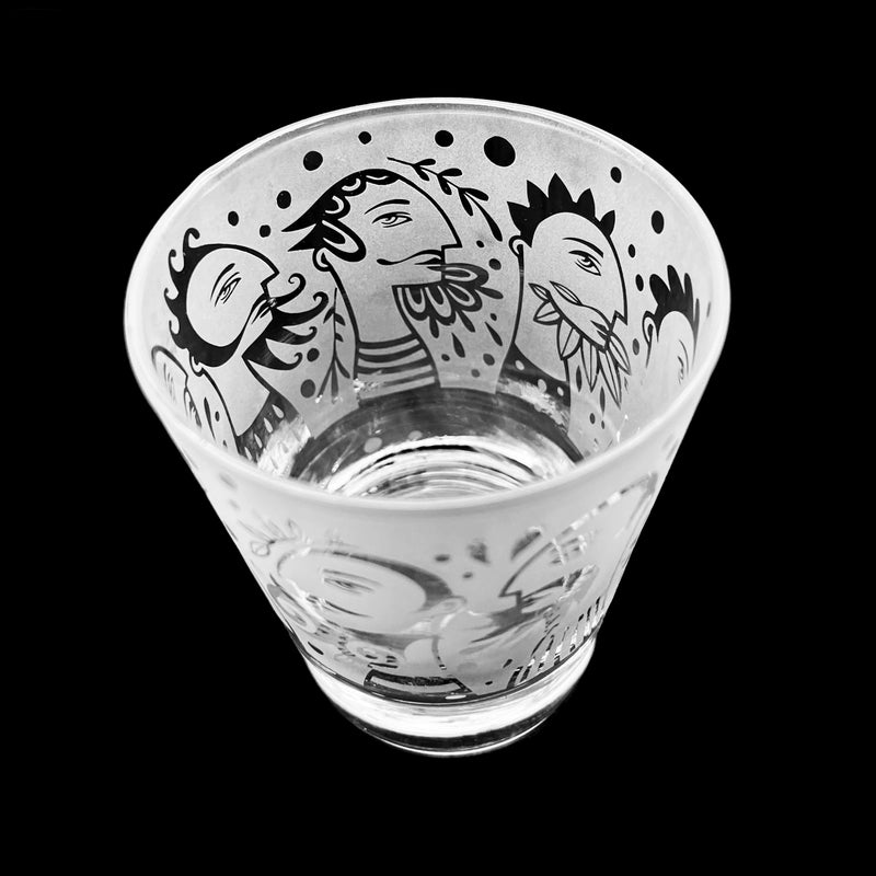 Leandra Drumm "Dad's the Dude" Rocks Glass