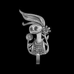 Leandra Drumm "Lady Orchid" Wall Hook