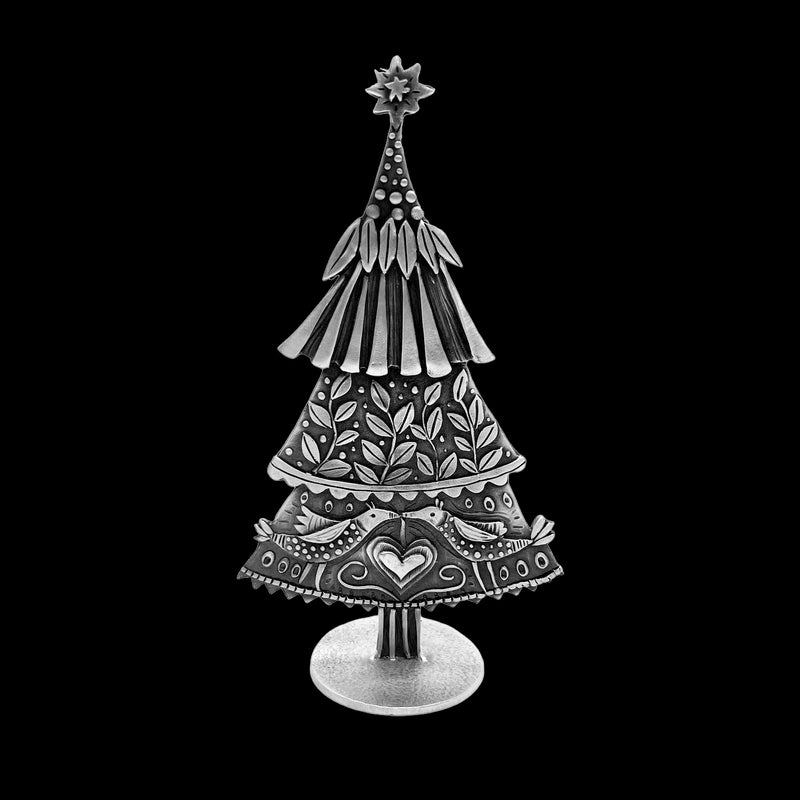 Leandra Drumm Tree with Birds Sculpture