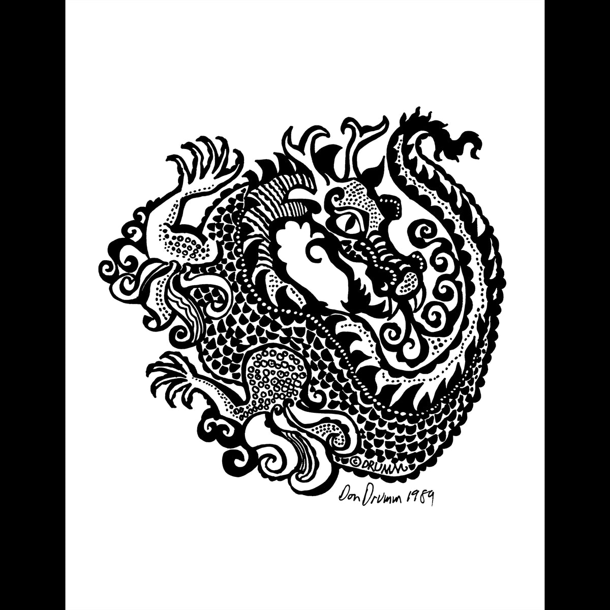 値下しました】DON DRUMM ドン・ドラム アルミ彫刻 ミラー ビンテージ