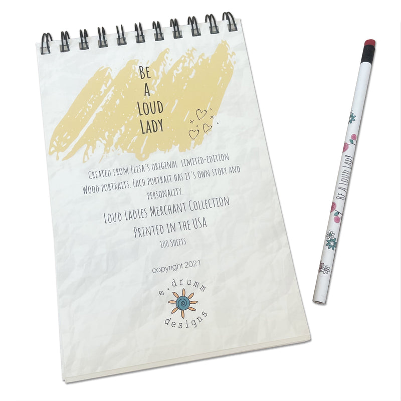 E. Drumm Designs "Rosie" Notebook