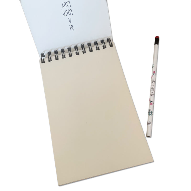 E. Drumm Designs "Rosie" Notebook