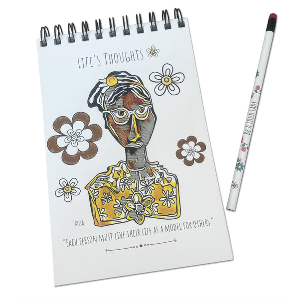 E. Drumm Designs "Rosie" Notebook