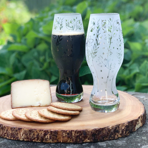 Leandra Drumm Barley & Hops Craft Beer Glass