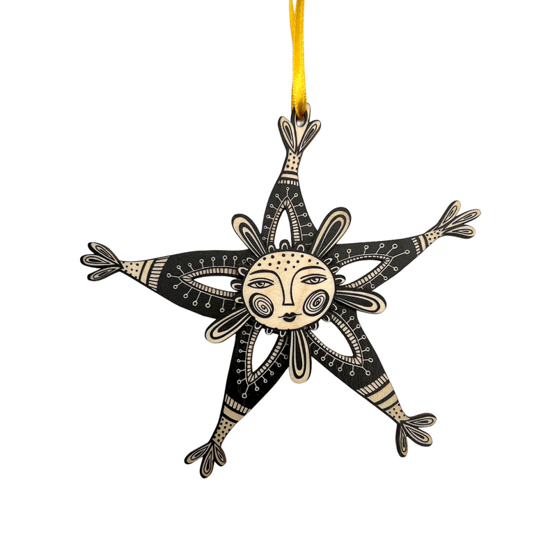 Leandra Drumm "Star Lady" Wood Ornament