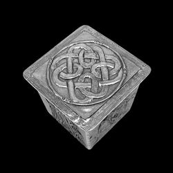 Tile Box with Celtic Knot Lid