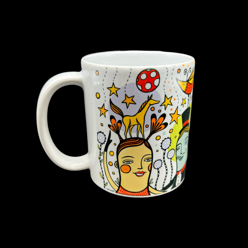 Leandra Drumm Designs Circus Mug