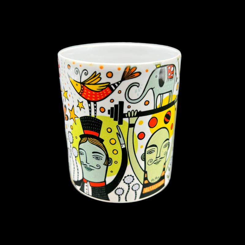 Leandra Drumm Designs Circus Mug