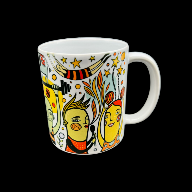 Leandra Drumm Designs Circus Mug