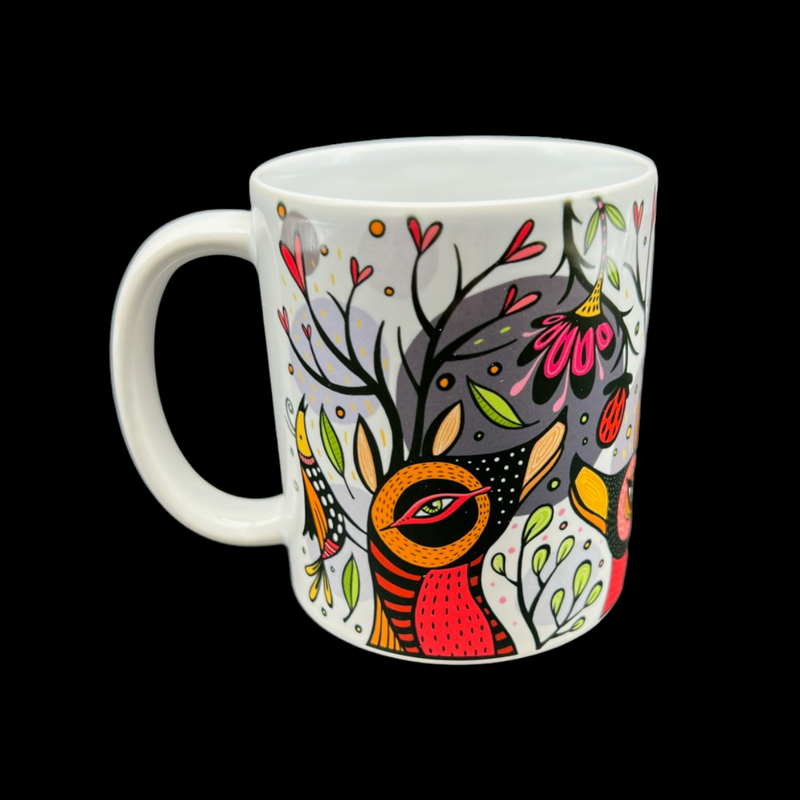 Leandra Drumm Designs Deer Heart Mug