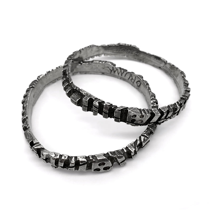 Chunky Lines Bangle Bracelet