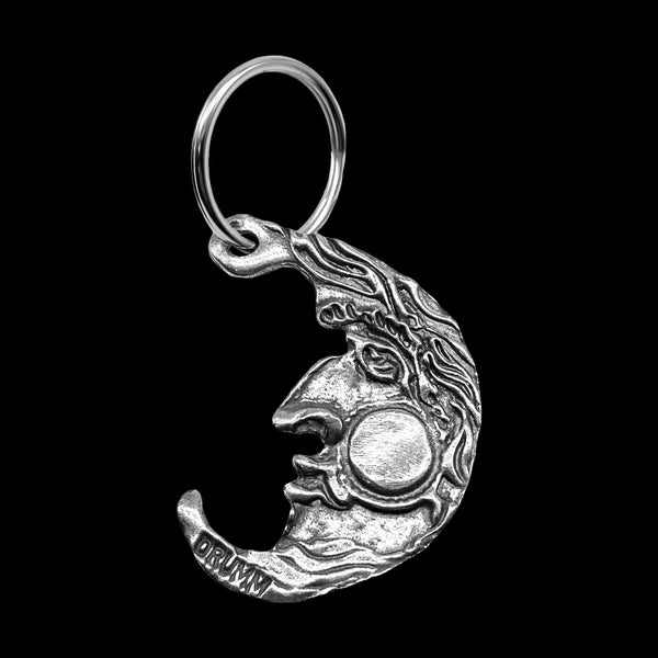 Crescent Moon Key Ring