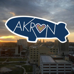 Lovely Somethings "Akron" Blimp Sticker