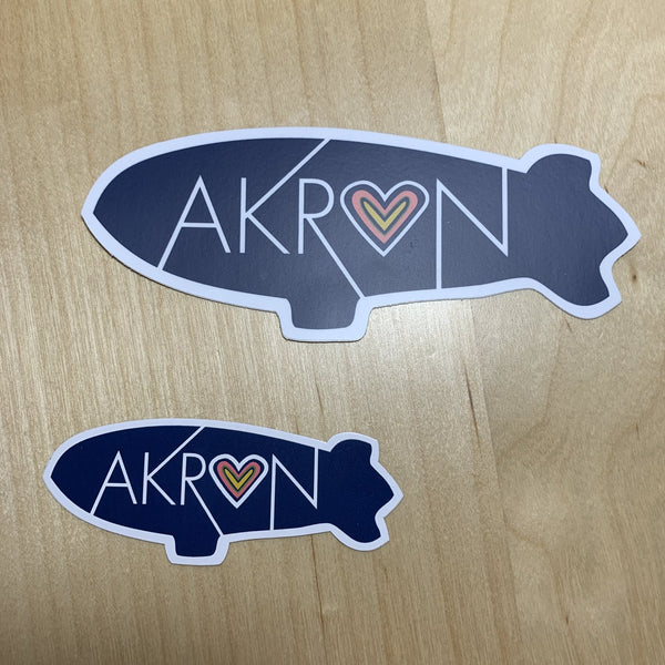 Lovely Somethings "Akron" Blimp Sticker