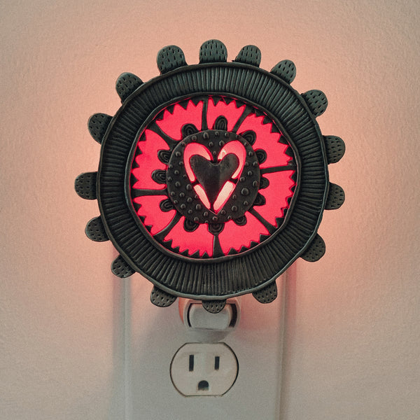 Leandra Drumm "Kaleidoscope Heart" Night Light
