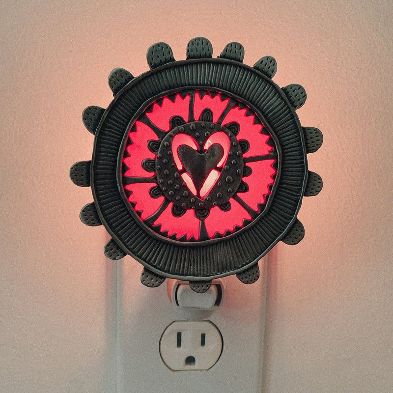 Leandra Drumm "Kaleidoscope Heart" Night Light