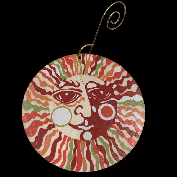 Classic Don Drumm Sun Wood Ornament