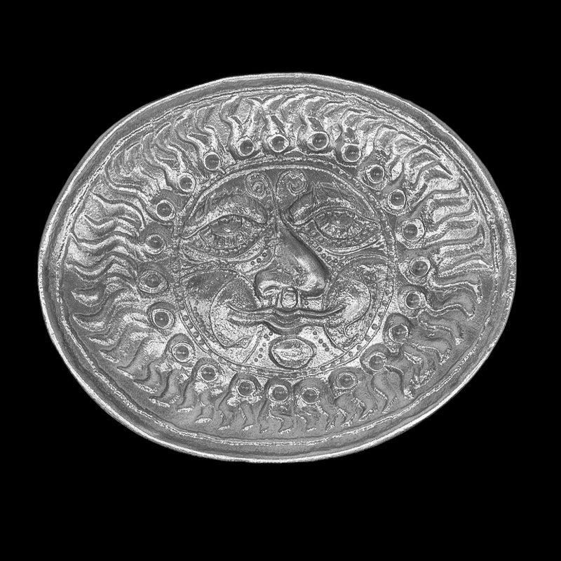 Oval Sun Face Platter