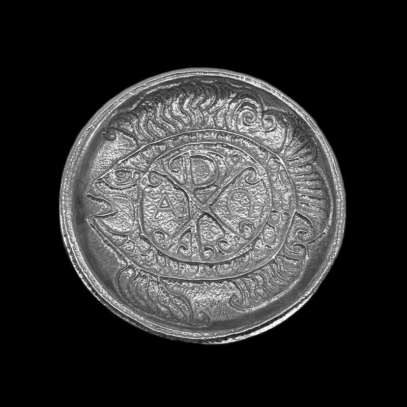 "Alpha-Omega Chi-Rho" Plate
