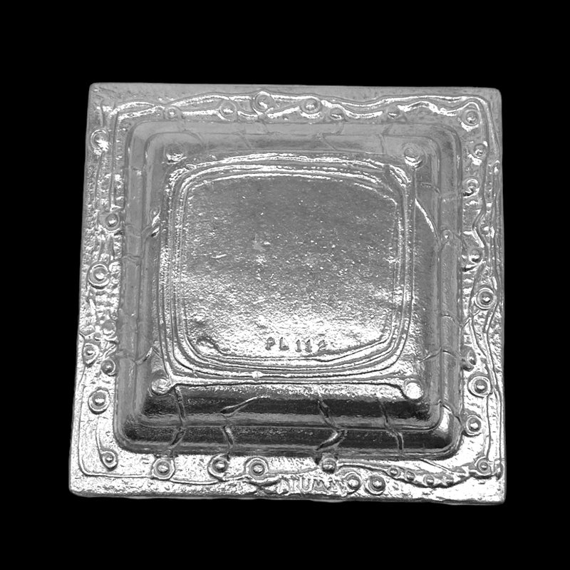 Small Square Abstract Surface Plate