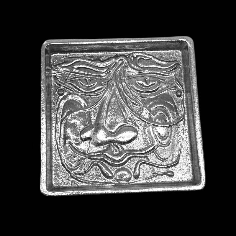 Small Square Sun Face Tray A