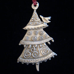 Leandra Drumm Tree with Bird Ornament