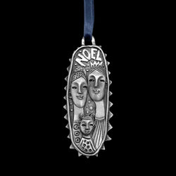 Leandra Drumm "Oval Noel Family" Ornament