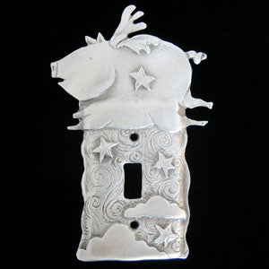 Leandra Drumm When Pigs Fly Switchplate