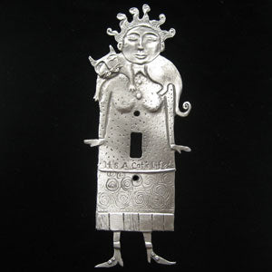 Leandra Drumm Cat's Life Switchplate