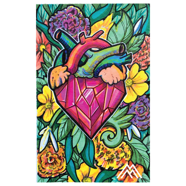 Matt Miller "Crystal Heart" Print