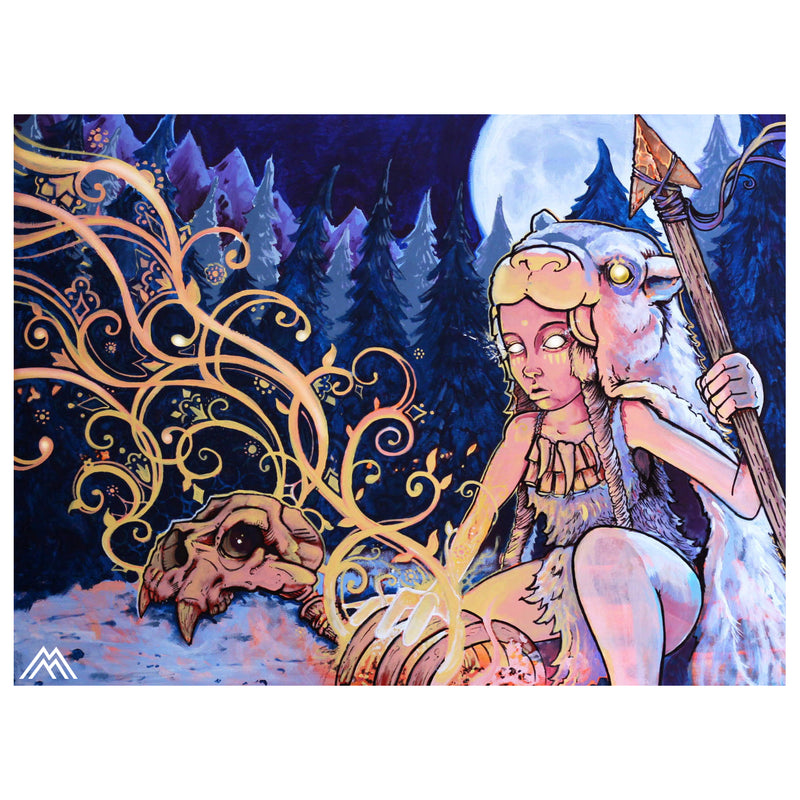 Matt Miller "Reader of Memories" Print