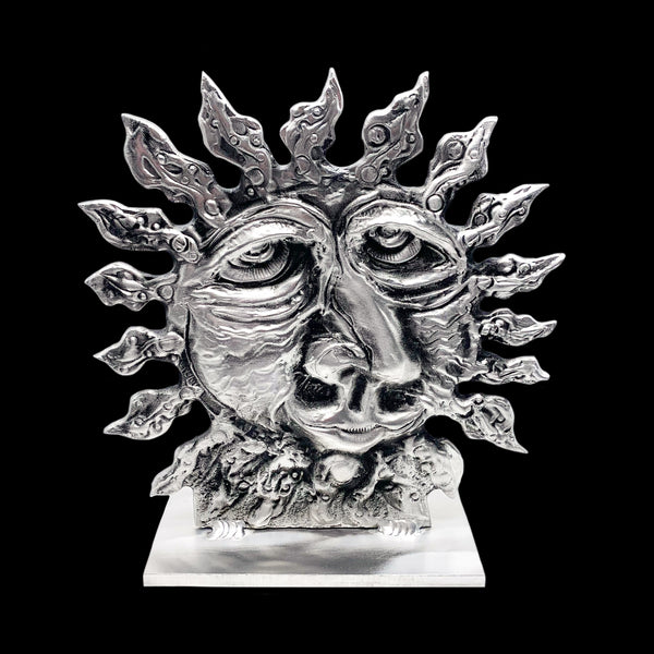 Sun Face on Base, Looking Right