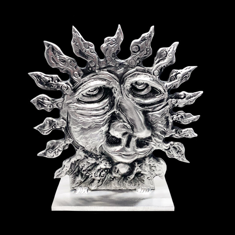Sun Face on Base, Looking Right