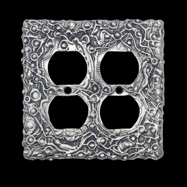 Large Double Outlet Plate