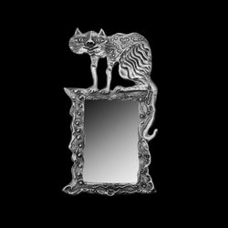 Sitting Pretty Small Cat Mirror