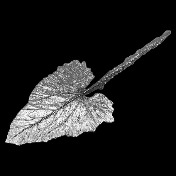 Large Leaf Cake Server