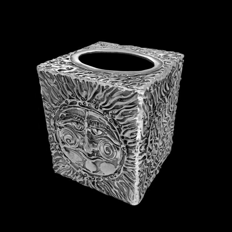 Sun Face Tissue Box Holder