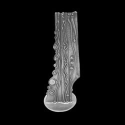 Slender Abstract Bud Vase