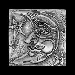 Man in the Moon Facing Left Tile
