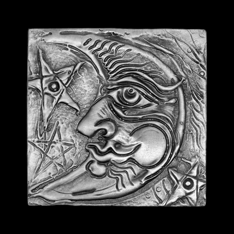 Man in the Moon Facing Left Tile