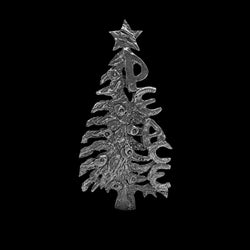 "Peace" Christmas Tree Wall Hanging