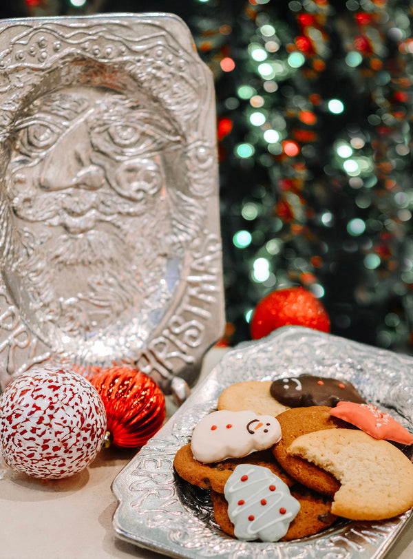 Santa Face Platter