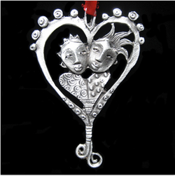 Leandra Drumm "Heart to Heart" Ornament