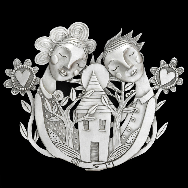 Leandra Drumm "Home Sweet Home" Wall Sculpture