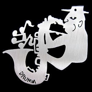 NEW! Don Drumm Jazz Saxophone Ornament
