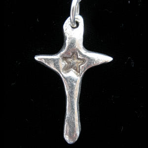 DISC Don Drumm Small Star Cross Pendant